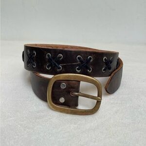 Unknown | Accessories | Black Suede Leather And Grey Boho 